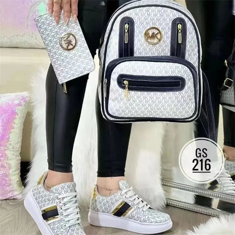 2024 Style New Women Wedges Sneakers Lace - Up Breathable Sports Shoes Casual Platform Female Footwear Ladies Vulcanized Shoes