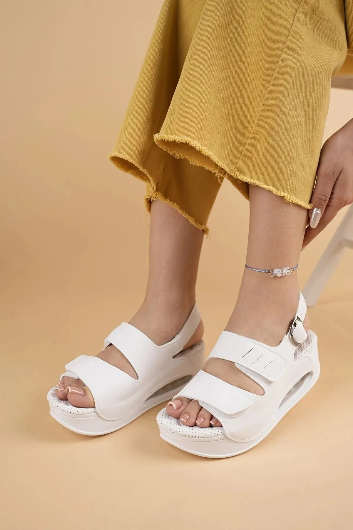 Anatomical Orthopedic Double Banded Heel Medical Sabo Women's Slipper Sandal
