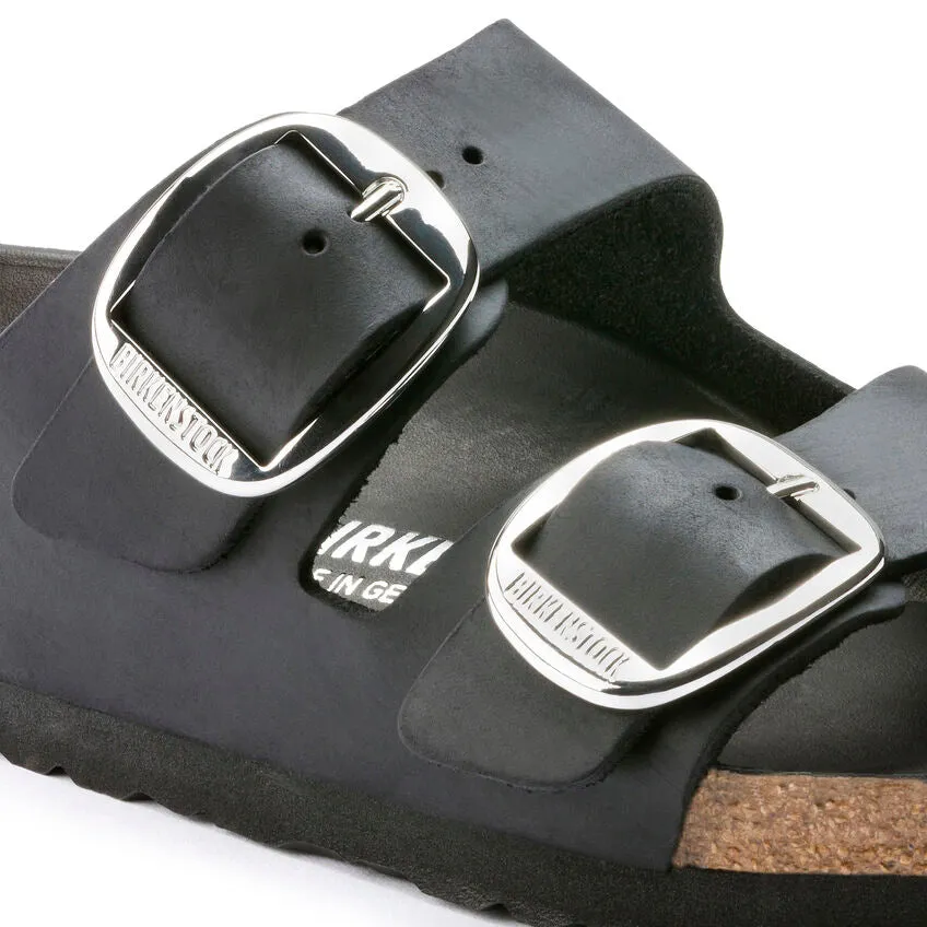 Birkenstock Arizona Big Buckle Oiled Leather - Black