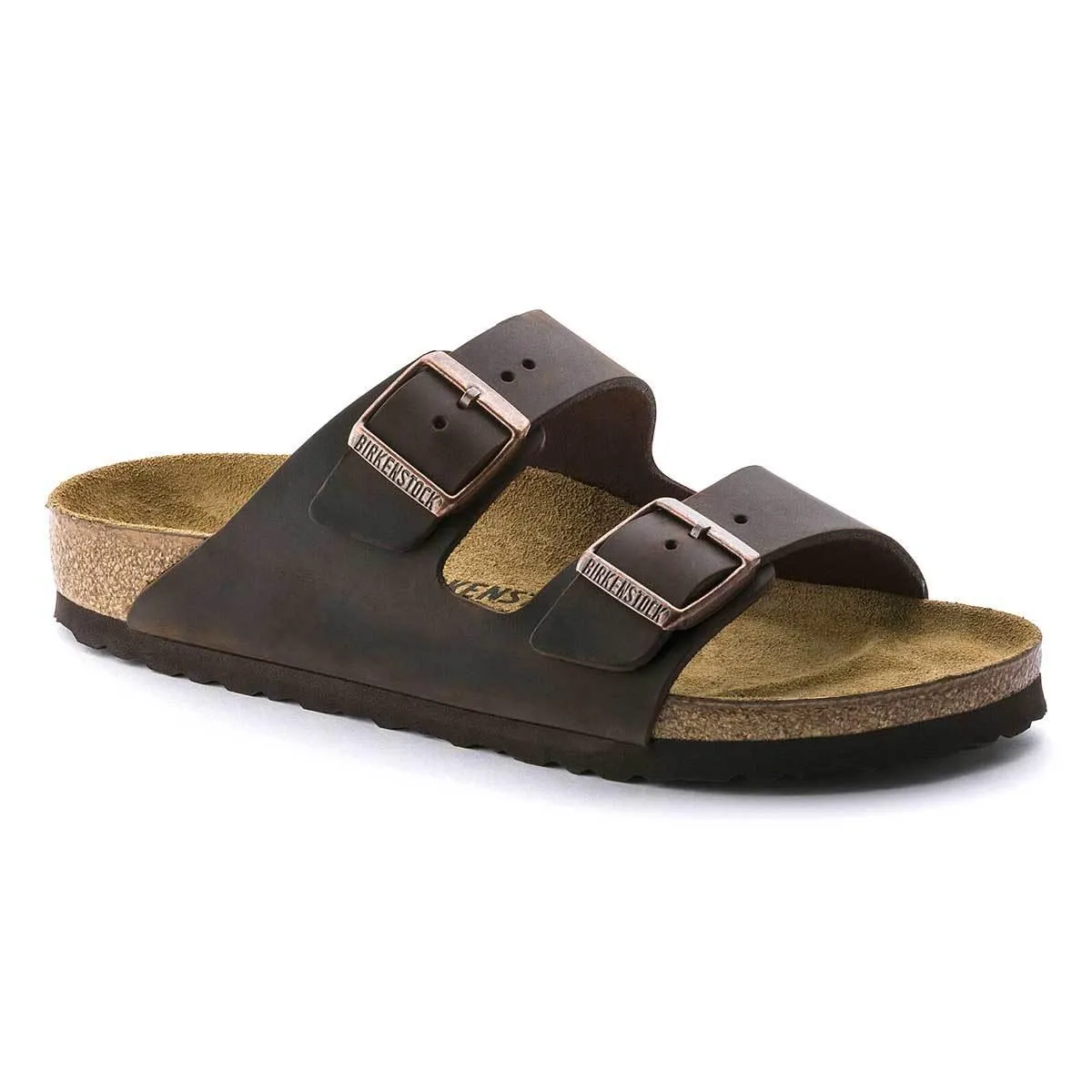 Birkenstock Arizona Oiled Leather Sandals - Narrow - Habana