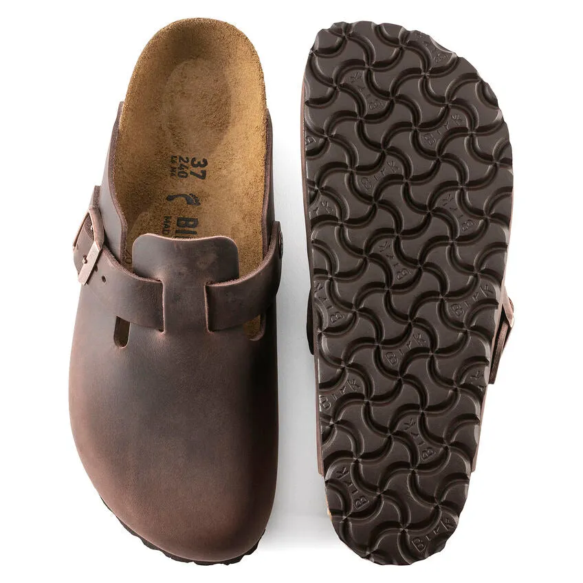 Birkenstock - Boston NU Oiled Leather Habana N 860133