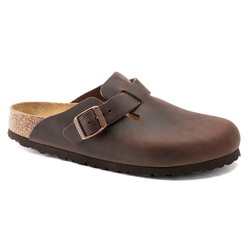 Birkenstock - Boston NU Oiled Leather Habana N 860133