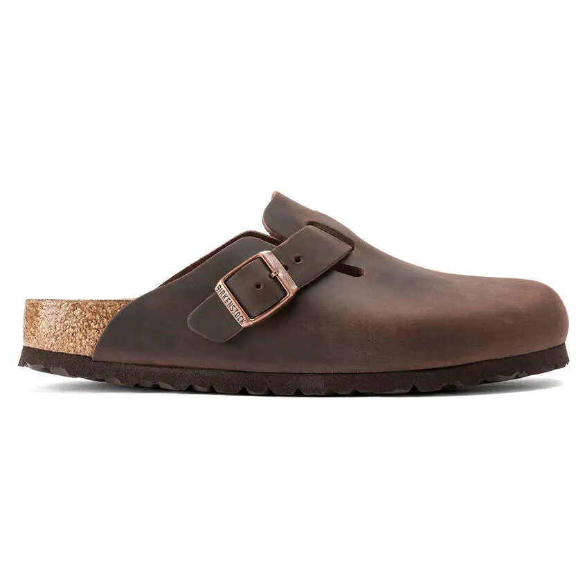 Birkenstock - Boston NU Oiled Leather Habana N 860133
