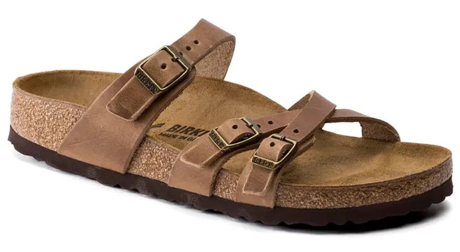 BIRKENSTOCK Franca Tabacco Oiled Leather Sandal