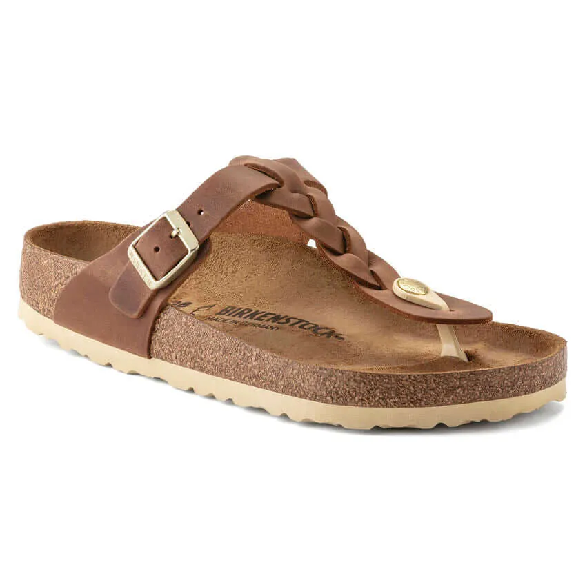 Birkenstock W Gizeh Braided COGNAC - REGULAR