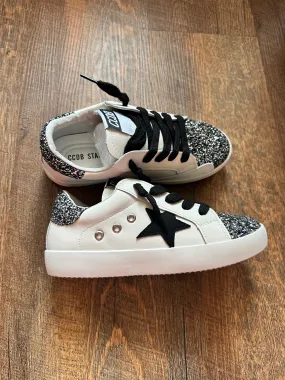 Black Star with Dark Glitter Mix