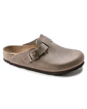 Boston Natural Leather Oiled Sandals in Tobacco Brown
