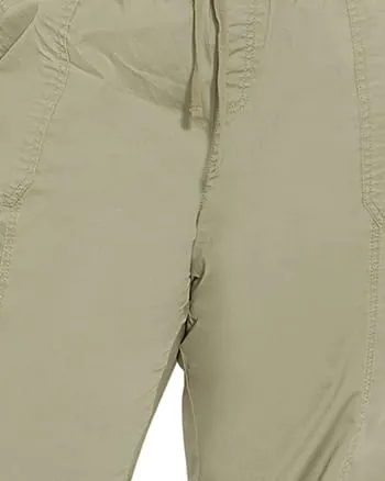Brenda Roll Up Capri | Light Green