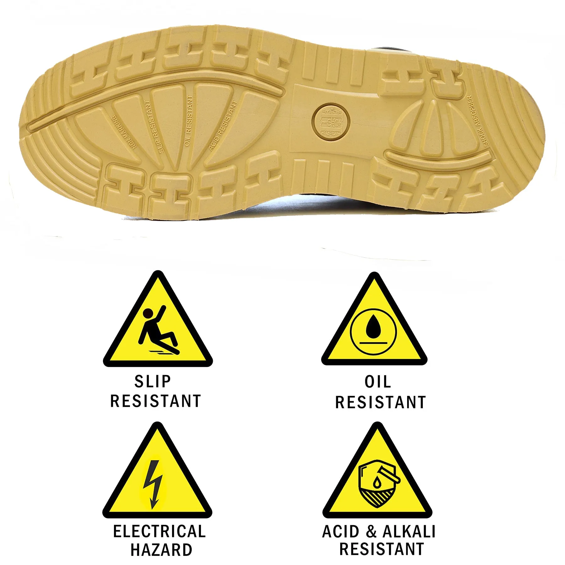 CW 302 Work Boots 6 inch for Men Water Resistant Moc Toe