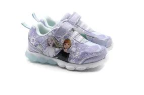 Disney Frozen 2 Girl's Lighted Athletic Sneaker, Lilac (Toddler/Little Kid)