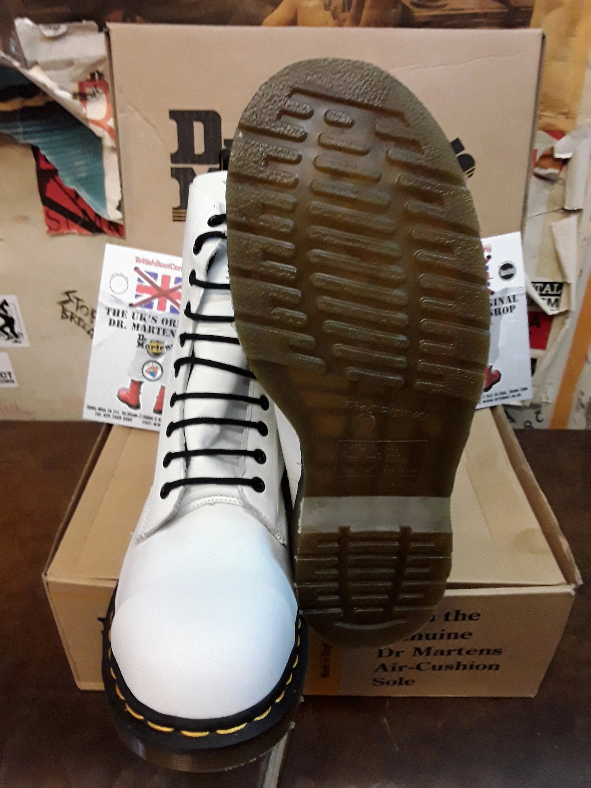 Dr Martens 1919, size UK9, Made in England, in the 1990s, 10 Hole Steel toe