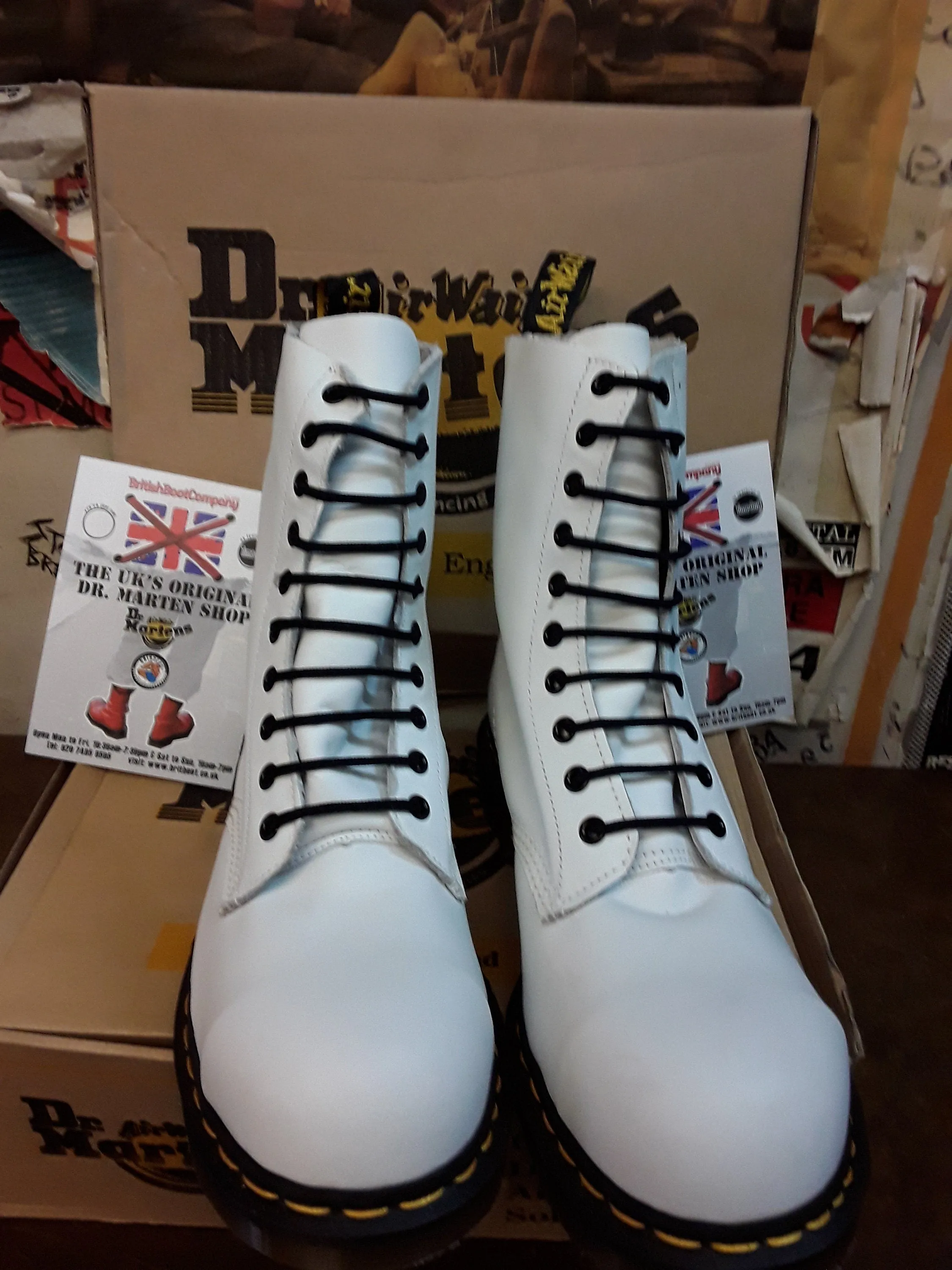 Dr Martens 1919, size UK9, Made in England, in the 1990s, 10 Hole Steel toe