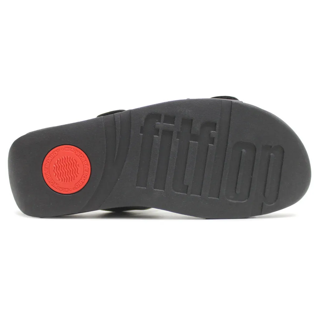 FitFlop Lulu Adjustable Leather Women's Slides Sandals