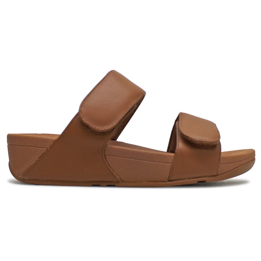 FitFlop Lulu Adjustable Leather Women's Slides Sandals