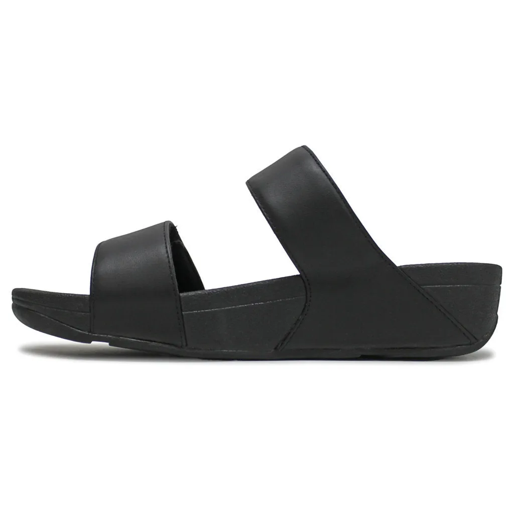 FitFlop Lulu Adjustable Leather Women's Slides Sandals