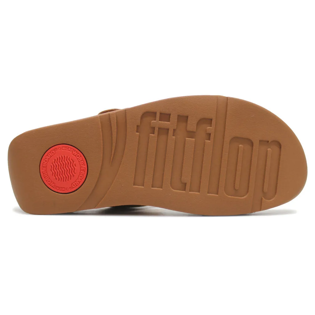 FitFlop Lulu Adjustable Leather Women's Slides Sandals