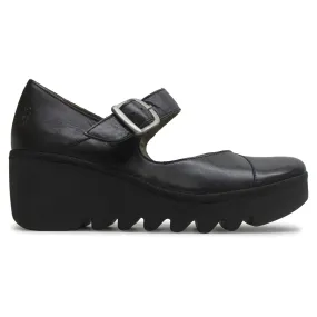 Fly London Baxe428Fly Leather Women's Wedge Heel Shoes