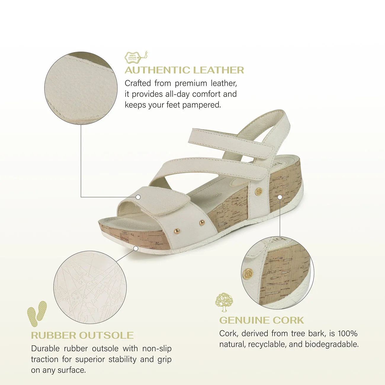 Formentera 2.0 Adjustable Straps Wedge Sandals (Cotton)