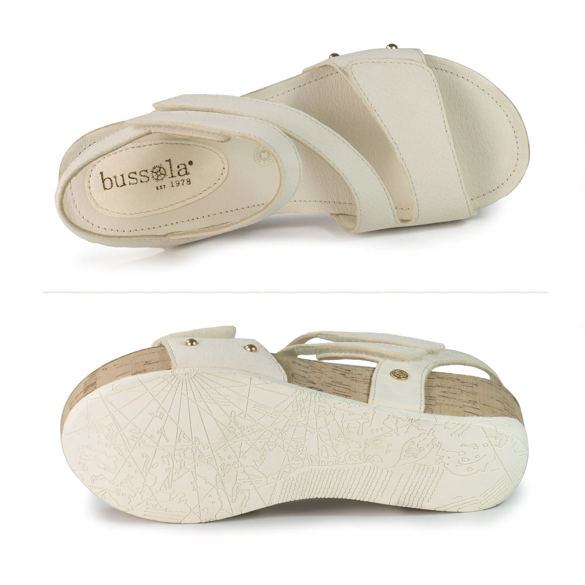 Formentera 2.0 Adjustable Straps Wedge Sandals (Cotton)