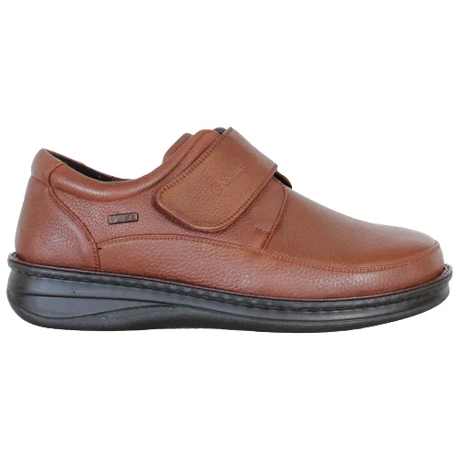 G Comfort Men's Wide Fit Shoes - P-3708 - Cognac