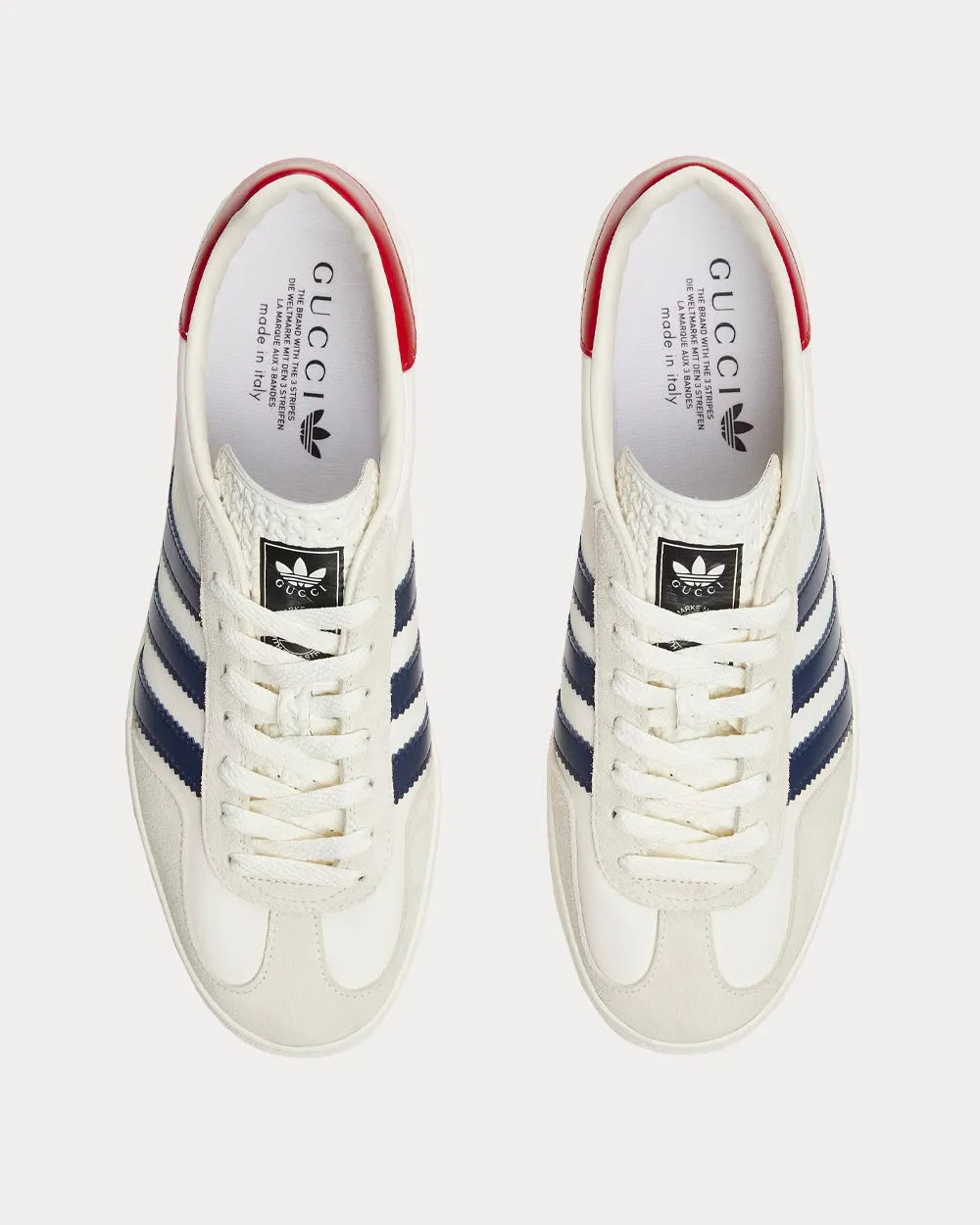 Gazelle White Low Top Sneakers