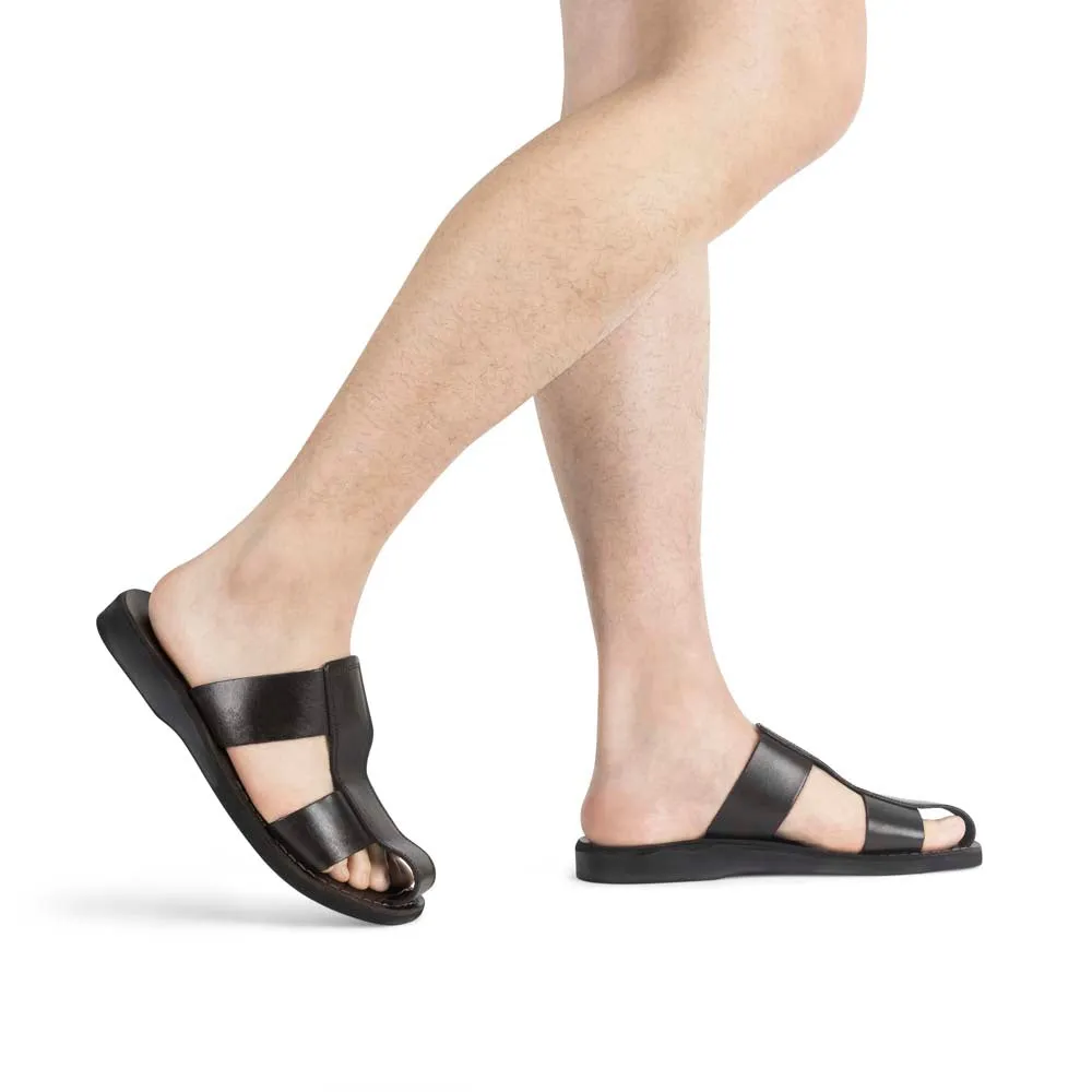 Genesis - Leather Closed Toe Sandal | Brown