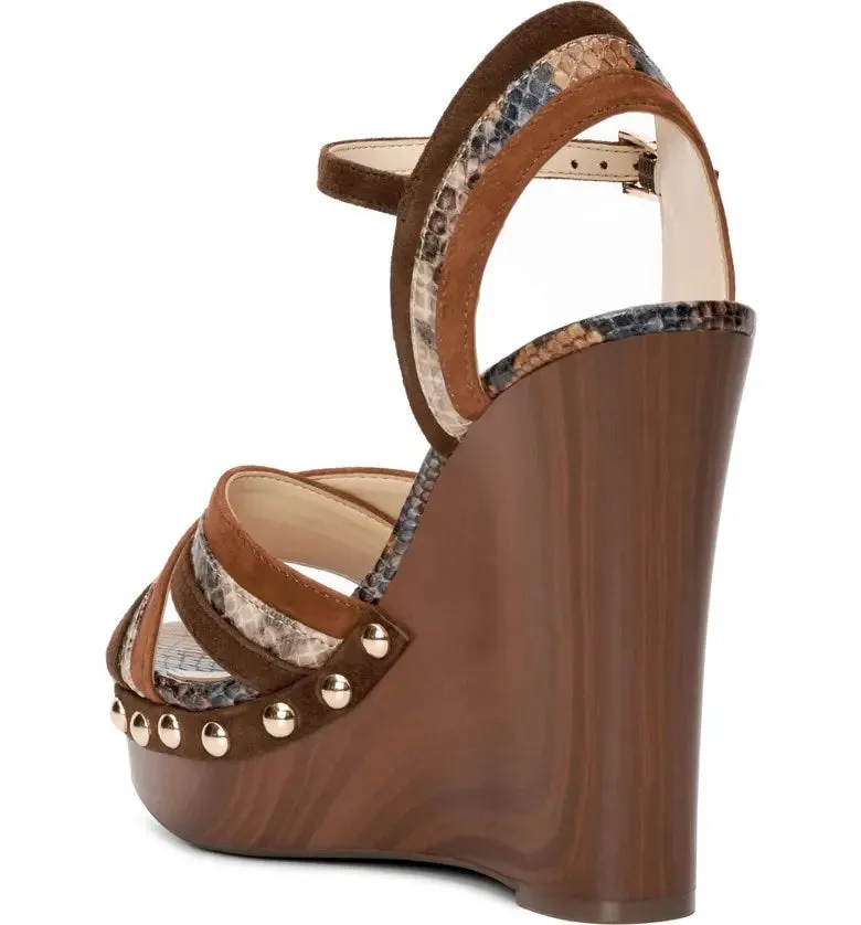 Jessica Simpson Tellira Mediterranean Stylish Wedge Platform Round Toe Sandal