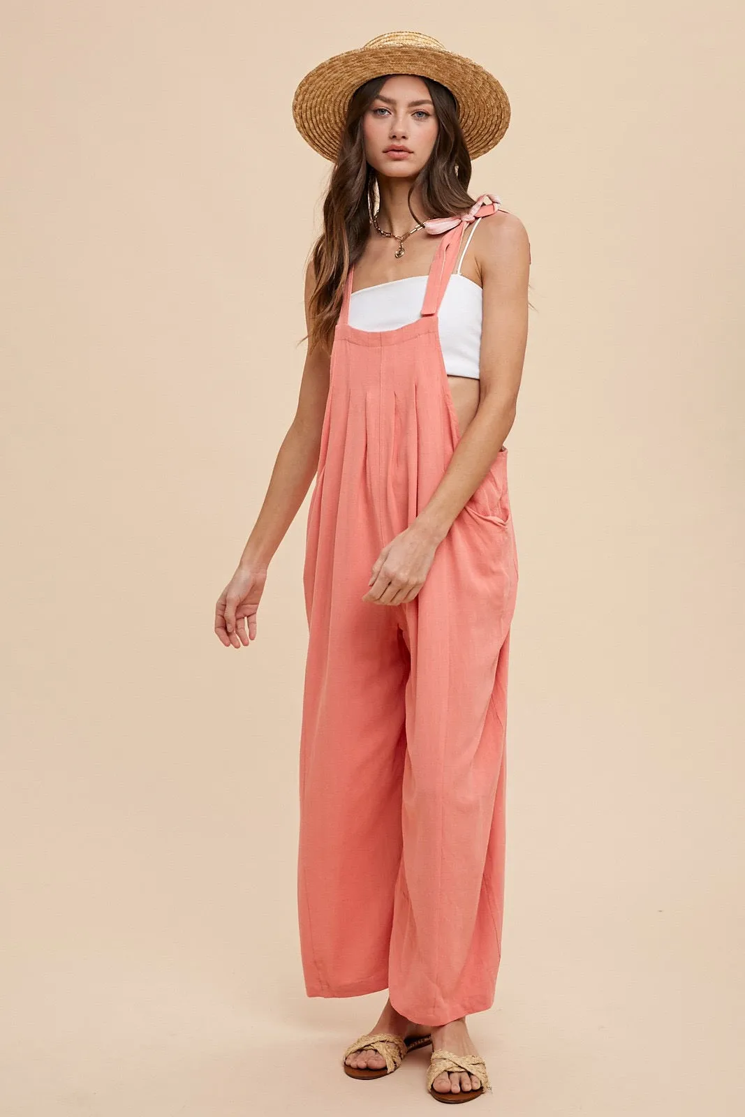 Loose Fit Jumpsuit Orange