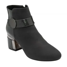 Lotus "Kirsty" Block Heeled Ankle Boot in Grey