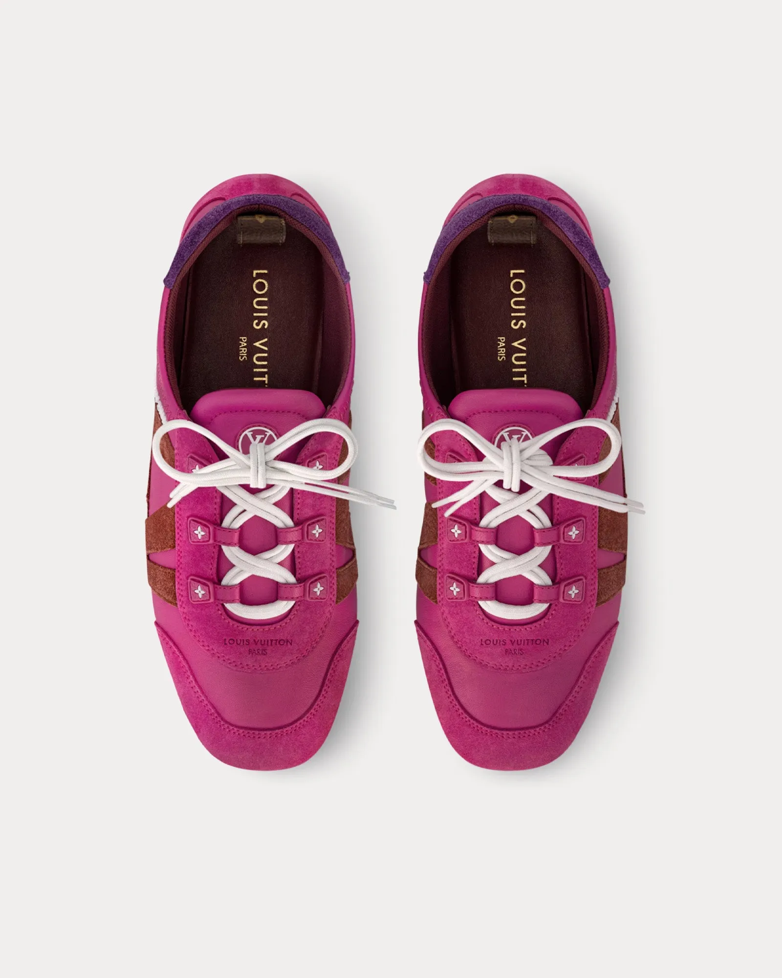 LV Sneakerina Fuchsia Low Top Sneakers