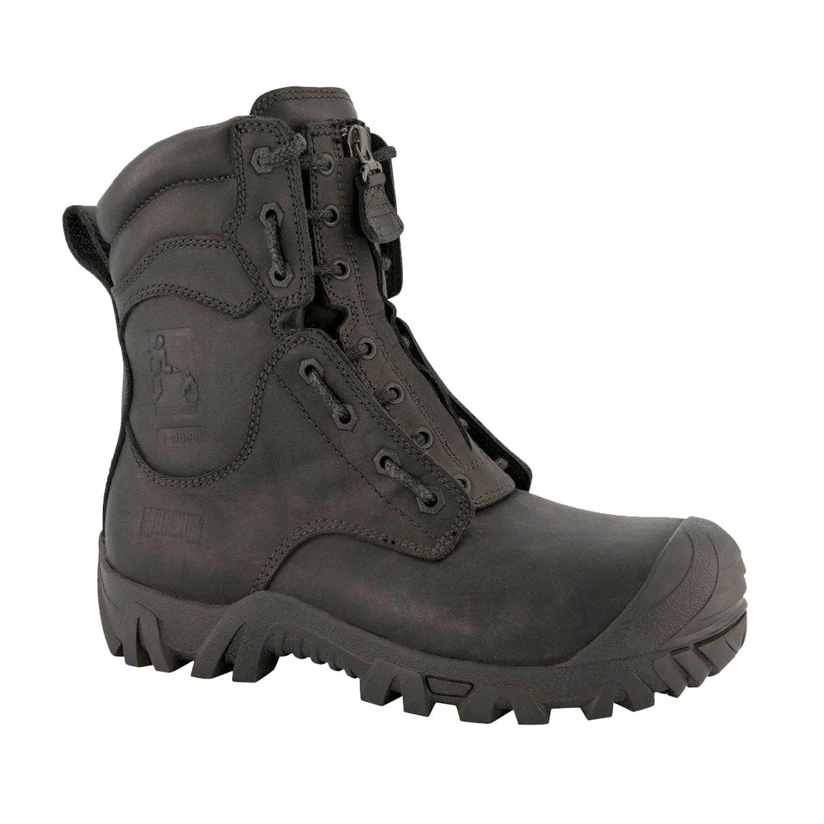 Magnum Vulcan Lite Composite Toe and Plate Waterproof Boot with Front Zipper