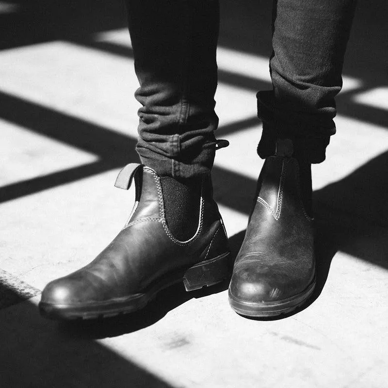 Men’s Round Toe Anti-Slip Ankle Boots | Waterproof & Durable