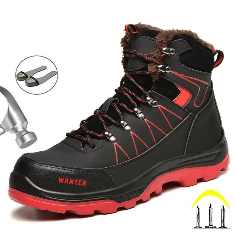 Men’s Winter Steel Toe Safety Boots – Durable & Protective Work Shoes