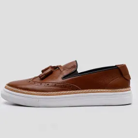 Mono Wing Tip Cognac