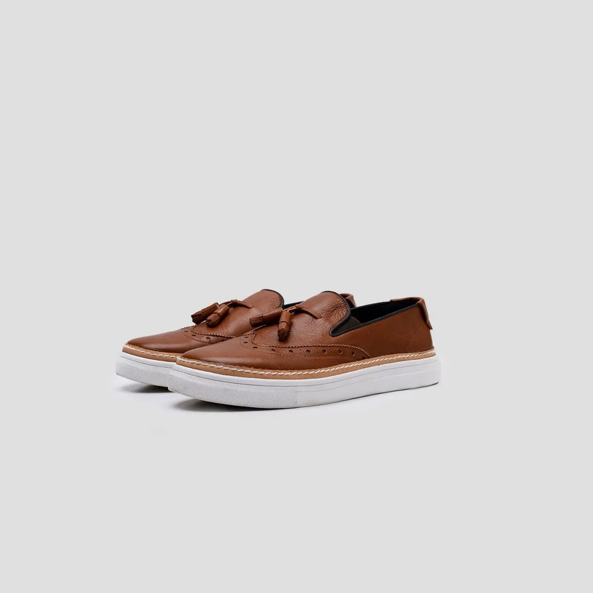 Mono Wing Tip Cognac