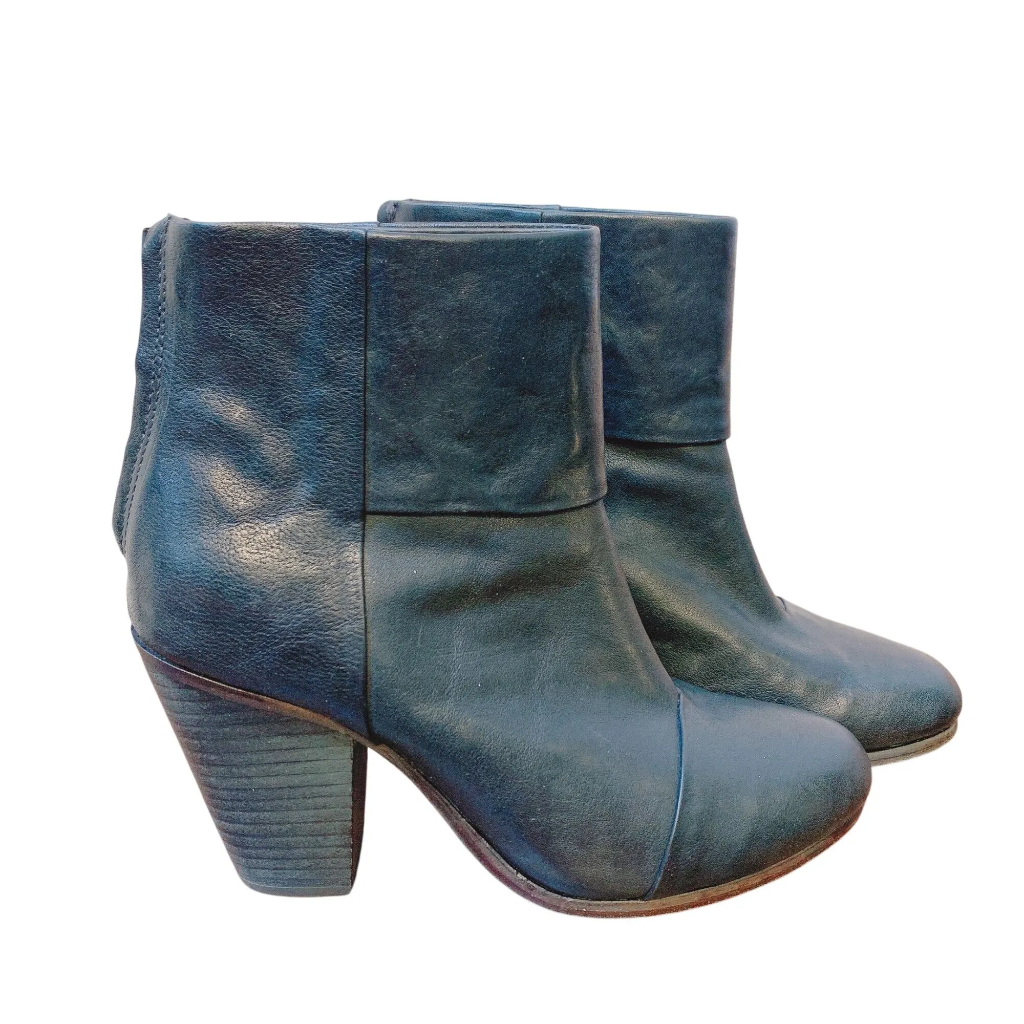 Rag & Bone Womens Black Leather Ankle Boots 8.5
