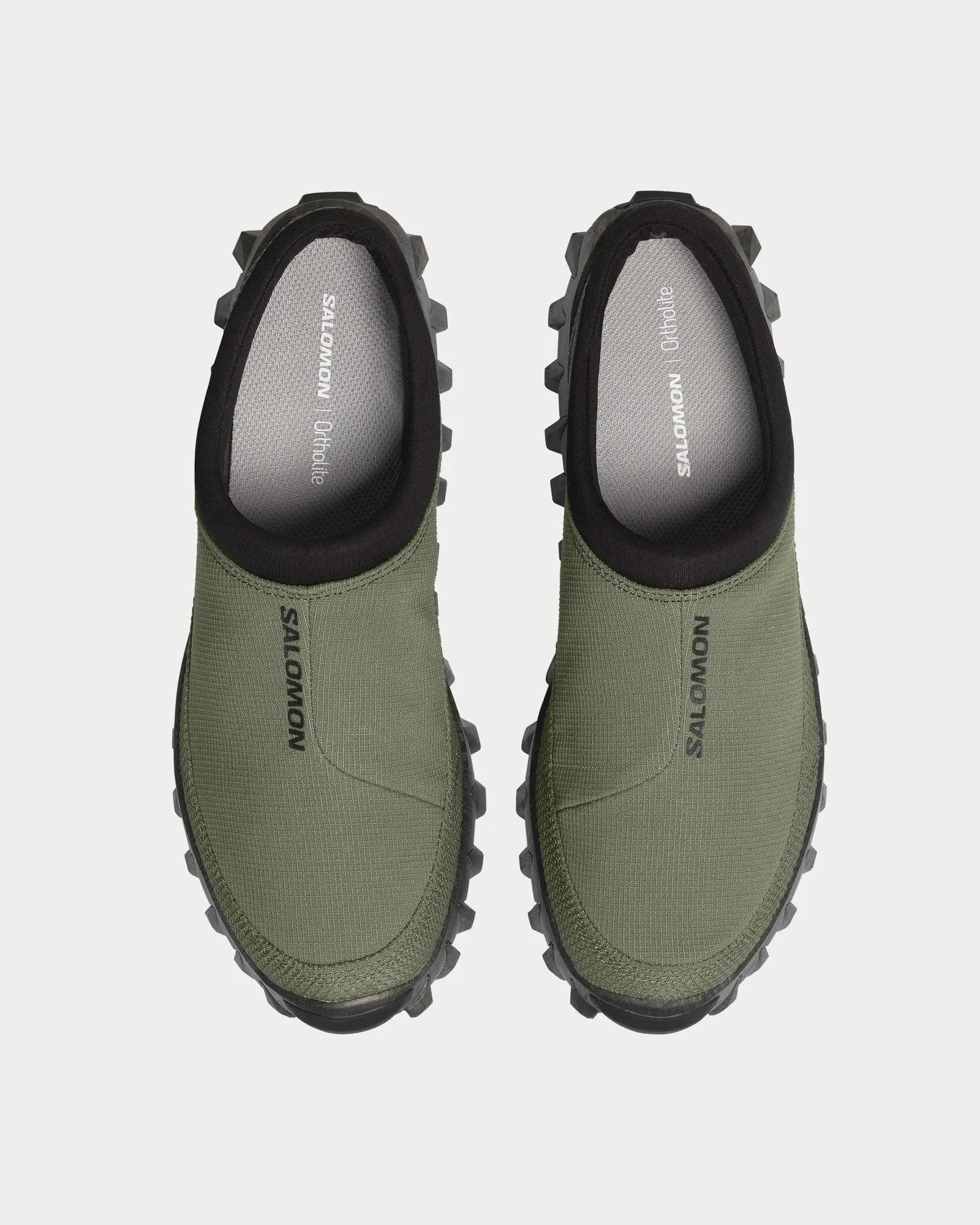 Snowclog Deep Lichen Green / Black Slip On Sneakers