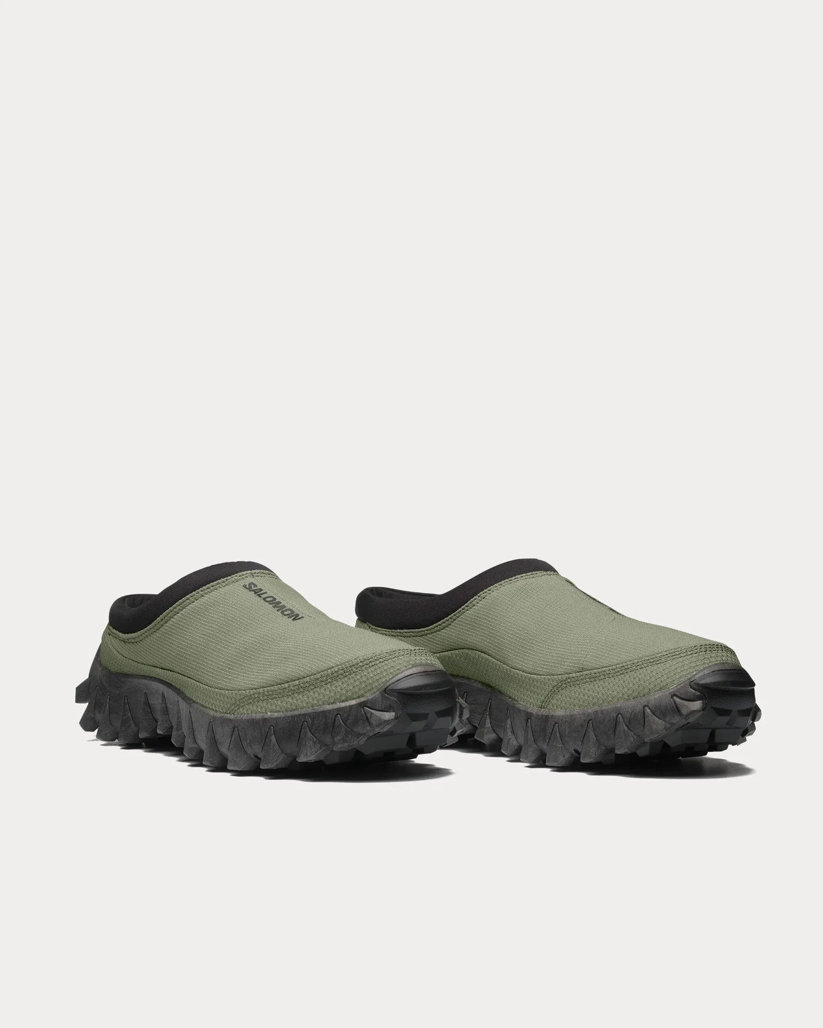 Snowclog Deep Lichen Green / Black Slip On Sneakers