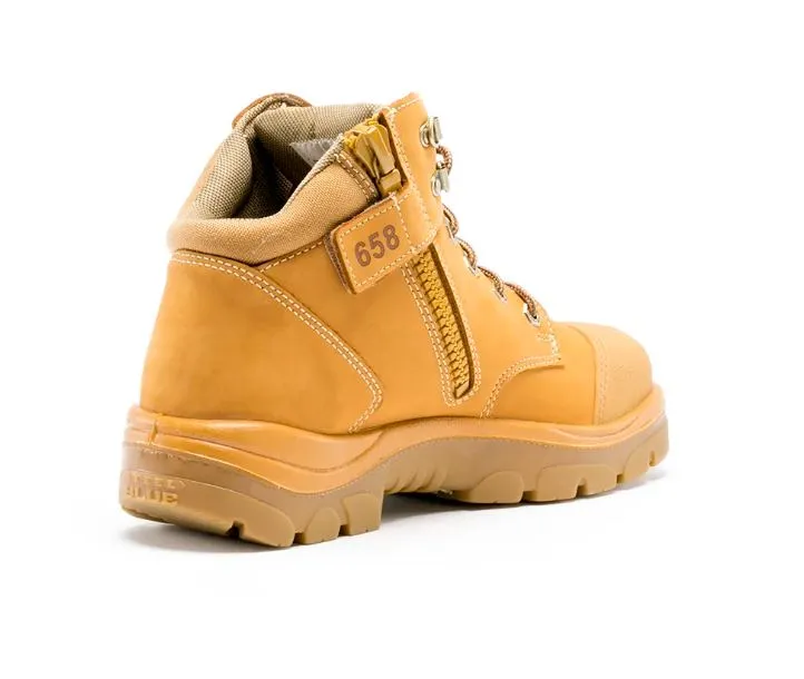 STEEL BLUE 312658 PARKES ZIP: SCUFF CAP BOOT - WHEAT