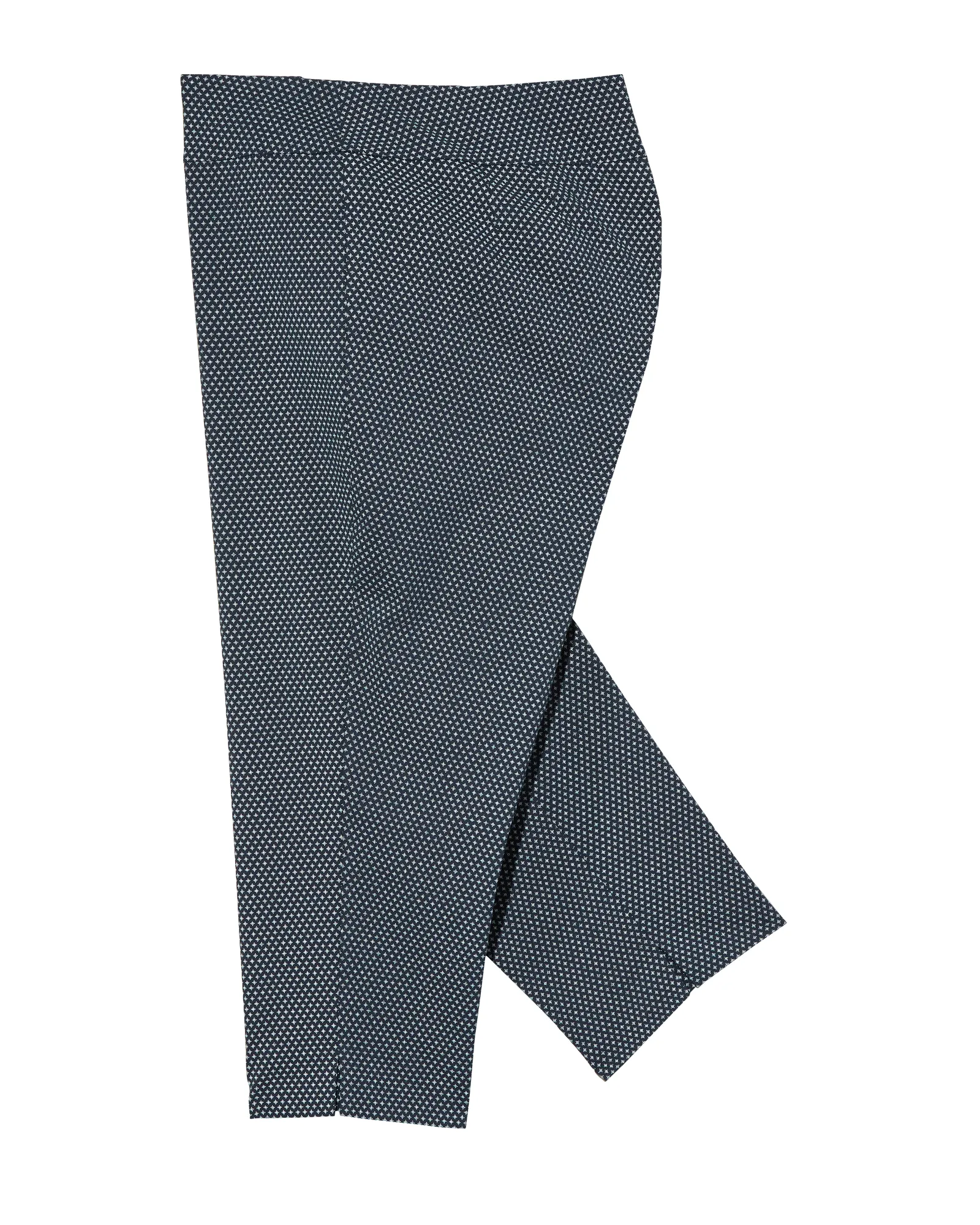 Tomar Printed Capri | Navy