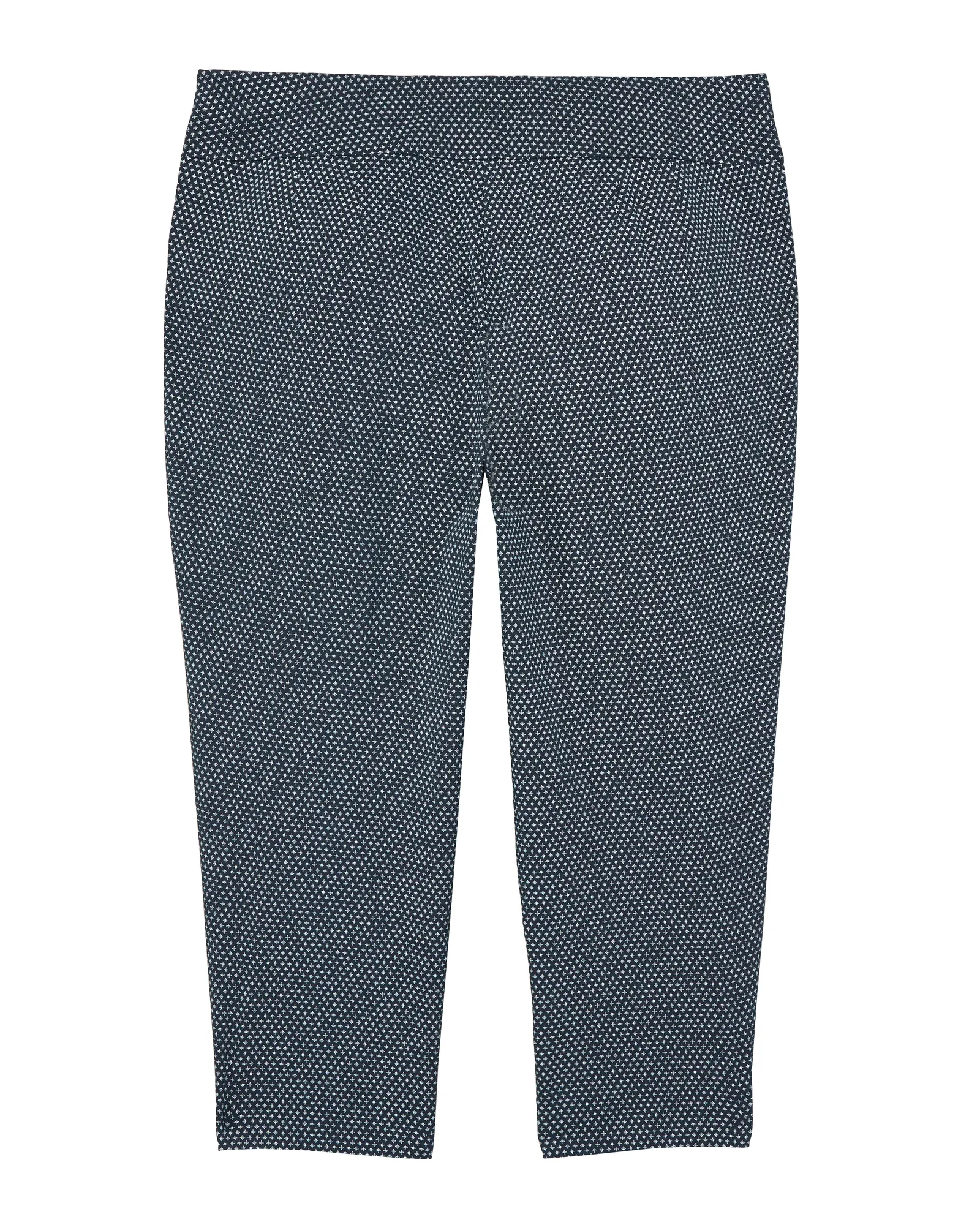 Tomar Printed Capri | Navy