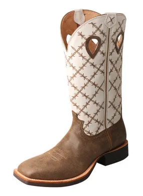 Twisted X Men's Ruff Stock Square Toe Boot