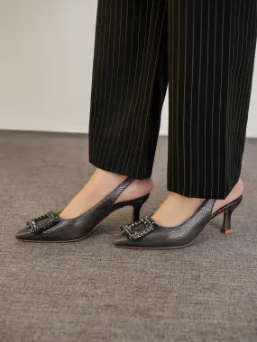 Women "GINTAN" Pointed Toe Heels Sandals