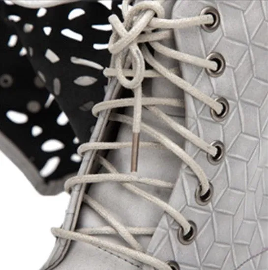 Women's Autumn/Winter Western Style PU Leather Ankle Boots