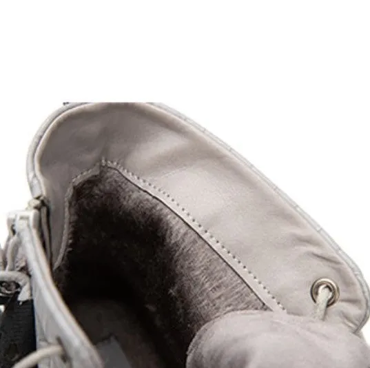 Women's Autumn/Winter Western Style PU Leather Ankle Boots