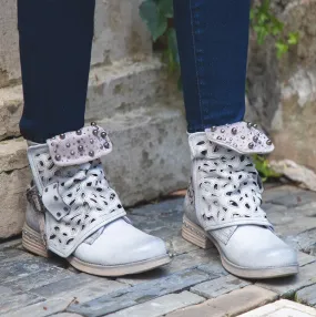 Women's Autumn/Winter Western Style PU Leather Ankle Boots