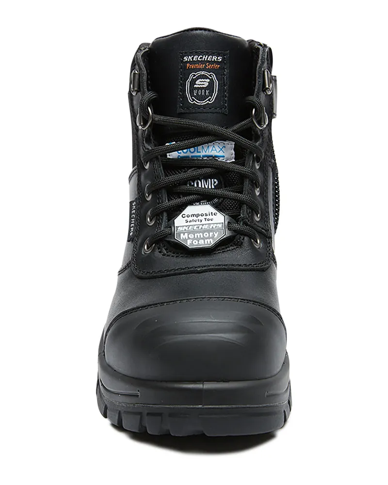 Womens Composite Toe Work Boot - Black